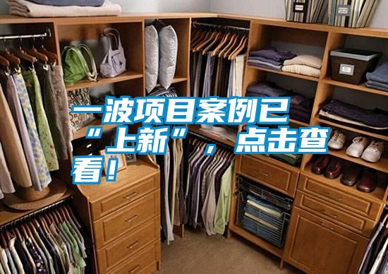 一波项目案例已“上新”，点击查看！