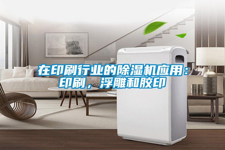 在印刷行业的精品一区二区三区水蜜桃应用：印刷，浮雕和胶印