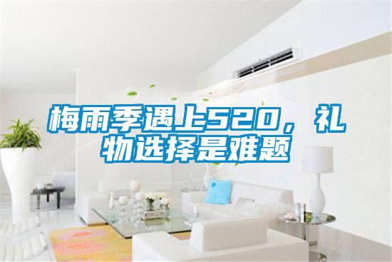 梅雨季遇上520，礼物选择是难题