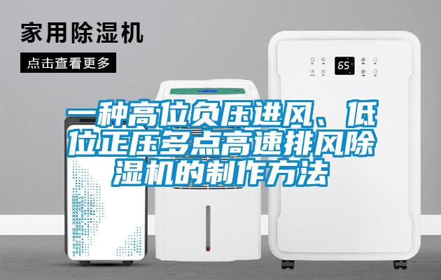 一种高位负压进风、低位正压多点高速排风精品一区二区三区水蜜桃的制作方法