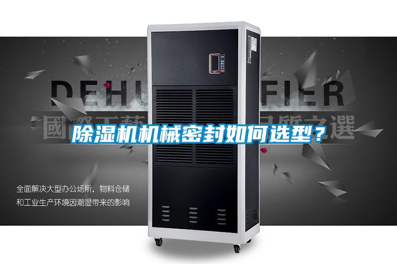 精品一区二区三区水蜜桃机械密封如何选型？