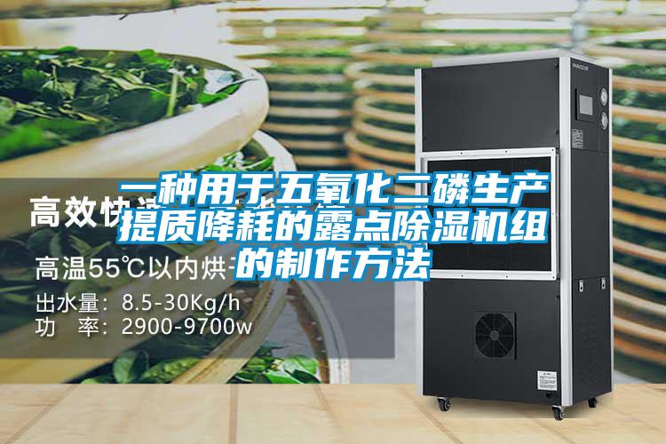 一种用于五氧化二磷生产提质降耗的露点精品一区二区三区水蜜桃组的制作方法