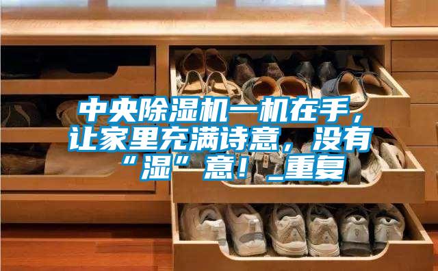 中央精品一区二区三区水蜜桃一机在手，让家里充满诗意，没有“湿”意！_重复