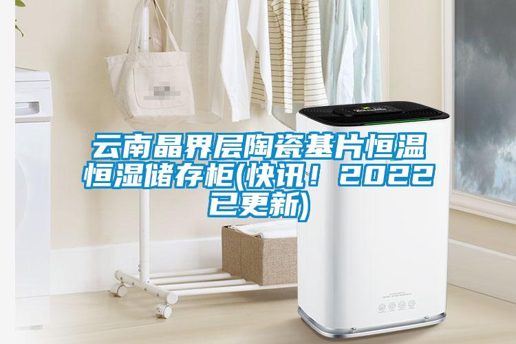 云南晶界层陶瓷基片恒温恒湿储存柜(快讯！2022已更新)
