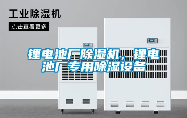 锂电池厂精品一区二区三区水蜜桃，锂电池厂专用除湿设备