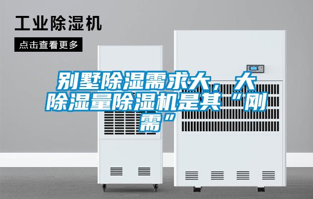 别墅除湿需求大，大除湿量精品一区二区三区水蜜桃是其“刚需”