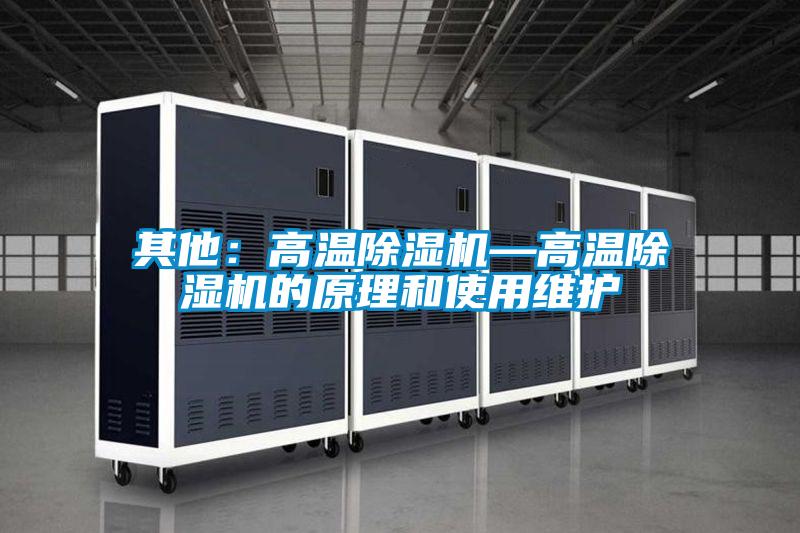 其他：高温精品一区二区三区水蜜桃—高温精品一区二区三区水蜜桃的原理和使用维护