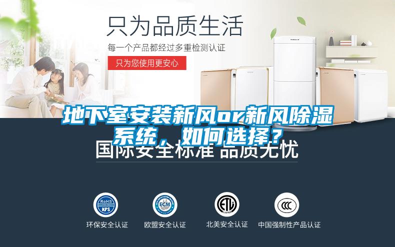 地下室安装新风or新风除湿系统，如何选择？