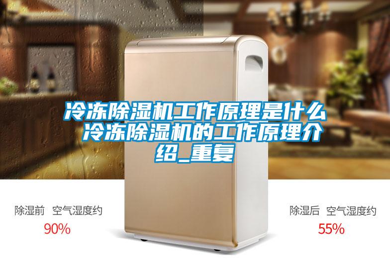 冷冻精品一区二区三区水蜜桃工作原理是什么 冷冻精品一区二区三区水蜜桃的工作原理介绍_重复