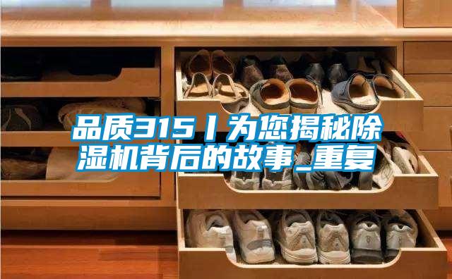 品质315丨为您揭秘精品一区二区三区水蜜桃背后的故事_重复