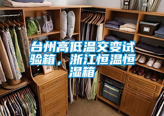 台州高低温交变试验箱，浙江恒温恒湿箱