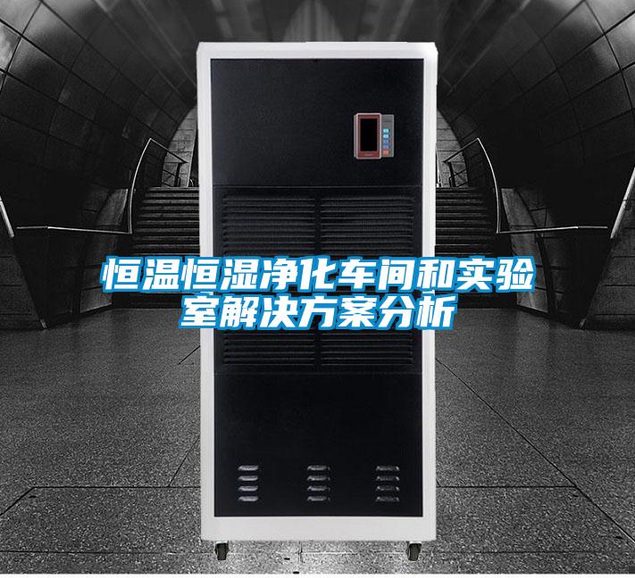 恒温恒湿净化车间和实验室水蜜桃入口网页污分析