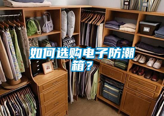 如何选购电子防潮箱？