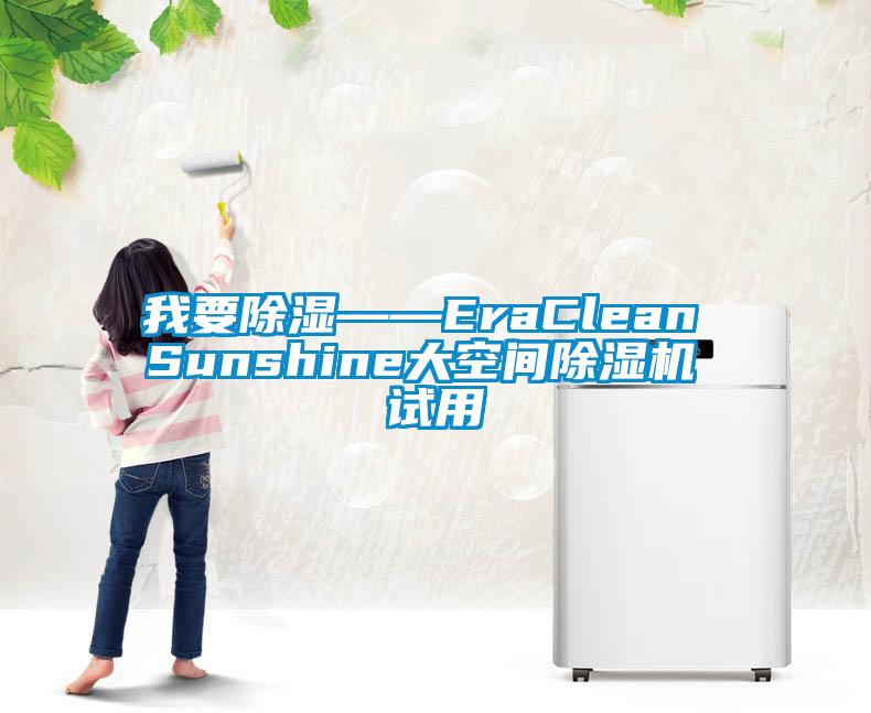 我要除湿——EraClean Sunshine大空间精品一区二区三区水蜜桃 试用