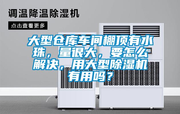 大型仓库车间棚顶有水珠，量很大，要怎么解决，用大型精品一区二区三区水蜜桃有用吗？