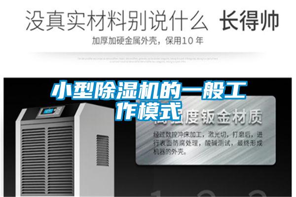 小型精品一区二区三区水蜜桃的一般工作模式