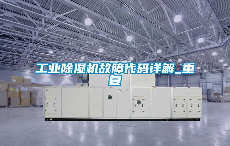 工业精品一区二区三区水蜜桃故障代码详解_重复