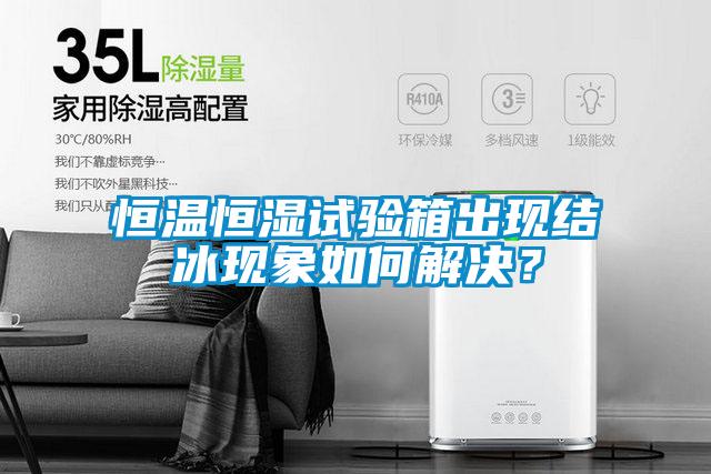 恒温恒湿试验箱出现结冰现象如何解决？