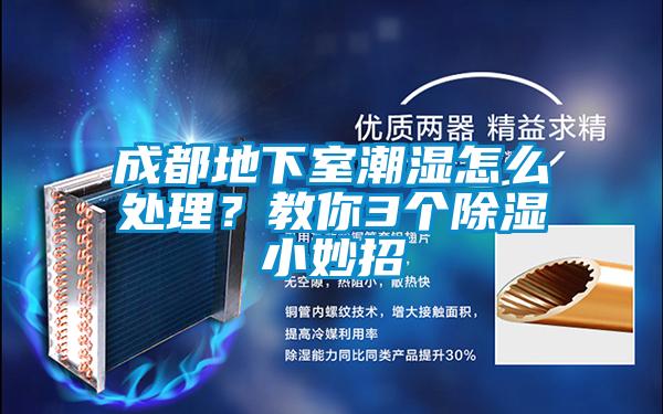 成都地下室潮湿怎么处理？教你3个除湿小妙招