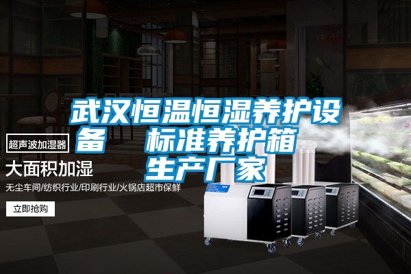 武汉恒温恒湿养护设备 标准养护箱 生产厂家