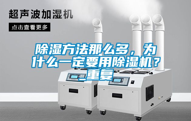 除湿方法那么多，为什么一定要用精品一区二区三区水蜜桃？_重复