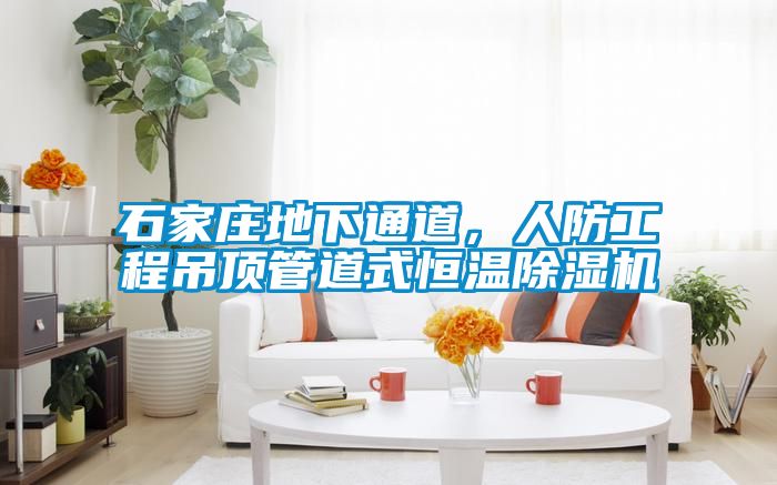 石家庄地下通道，人防工程吊顶管道式恒温精品一区二区三区水蜜桃