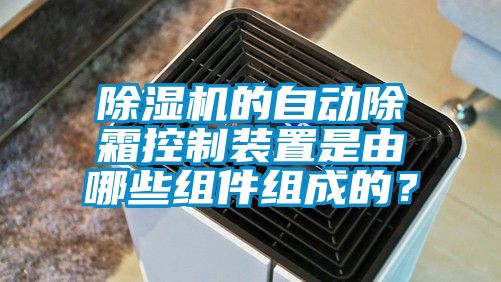 精品一区二区三区水蜜桃的自动除霜控制装置是由哪些组件组成的？